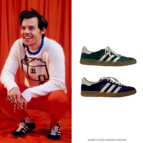 harry styles schuhe adidas|Harry Styles shoes.